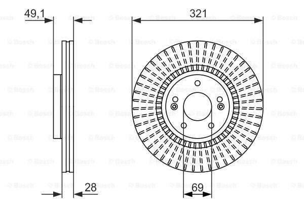Fits Hyundai Santa Fe 2009-2020 Kia Sorento 2009-2020 Firstpart Front Brake Disc gallery