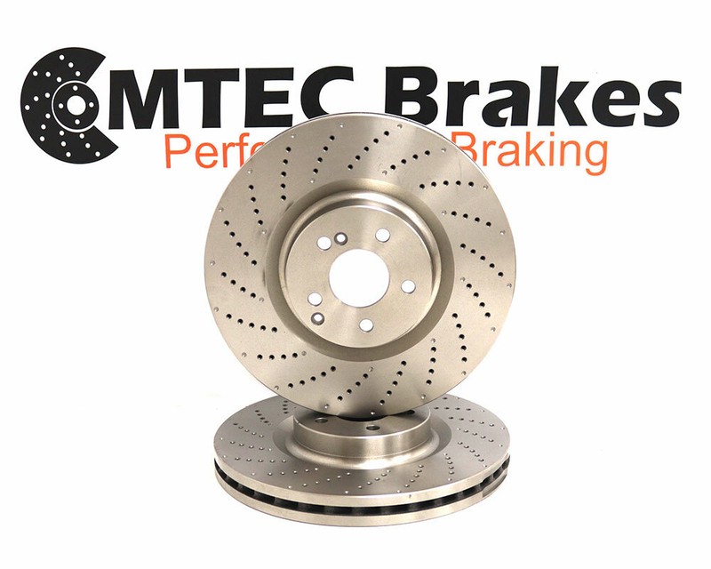 Mercedes S500 5.5 W221 06-11 Front Brake Discs Drilled Only 360mm A000 421 20