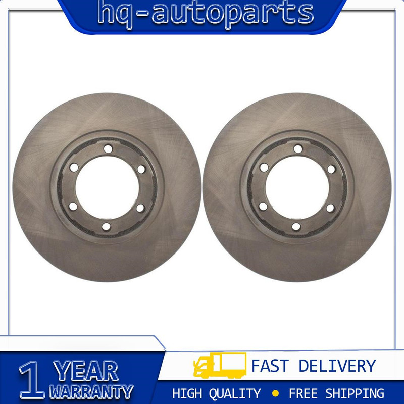 2 Front Brake Rotor for Mitsubishi Mighty Max 2.0L 1986-1989
