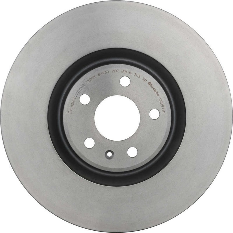 Disc Brake Rotor-Premium UV Coated OE Equivalent Rotor Brembo 09.B971.11