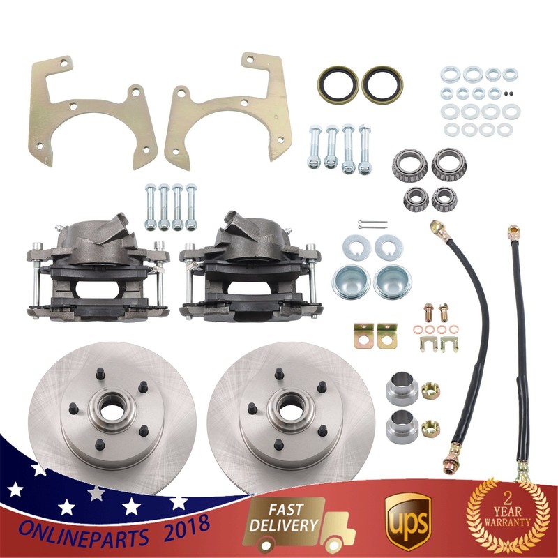 47-59 For Chevy GMC 3100 Half-Ton Pickup Truck Deluxe Disc Brake Conversion Kit
