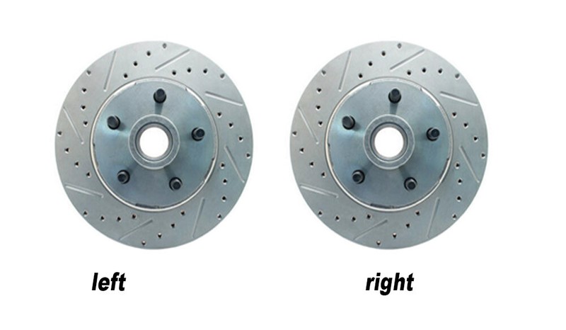 1963-69 Falcon, Comet Power Disc Brake conversion Kit, 5 lug, 11" drilled rotors gallery