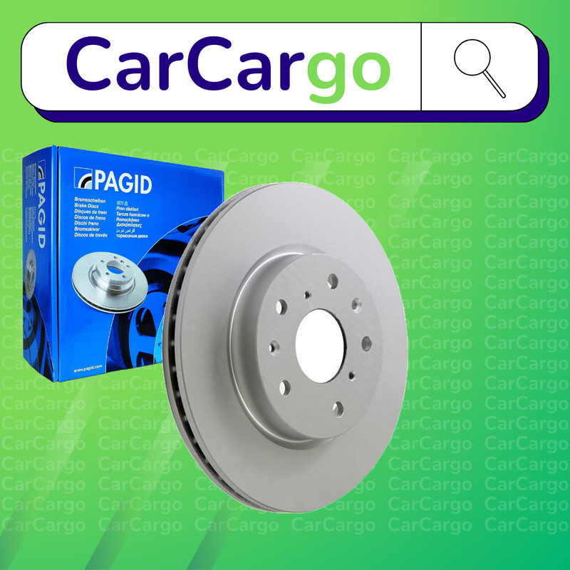 Pagid Vented Front Brake Discs Pair For Suzuki SX4 1.5 VVT 2010-2024 280 mm
