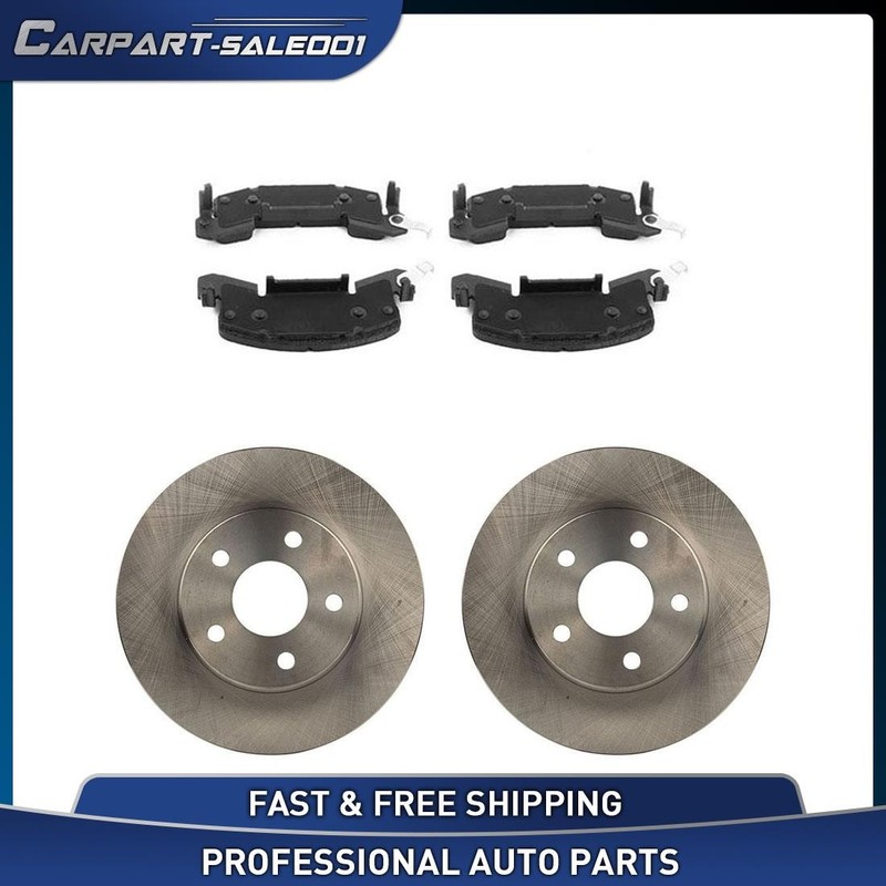 For 1985-1991 Chevrolet Cavalier OE Front Disc Brake Rotors Brake Pads Kit