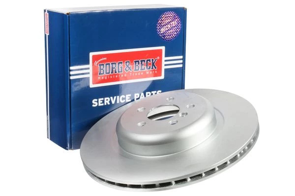 Borg & Beck BBD7033S Rear Brake Disc 370mm Vented Fits Bmw 5 7 8 Series X5 X6 X7