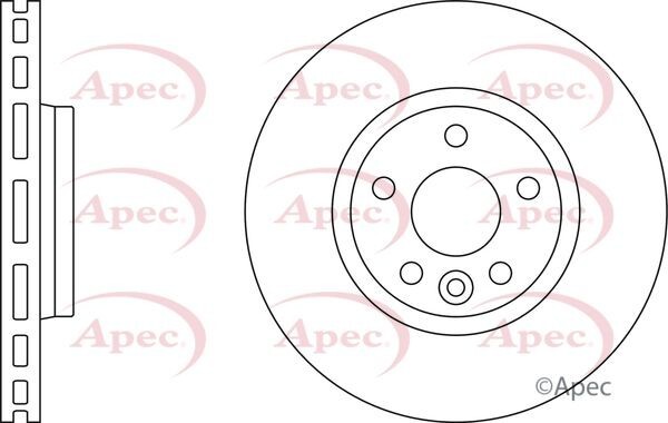 2x GENUINE APEC FRONT BRAKE DISCS FOR VOLVO S60 S80 DSK2490 - SAME DAY DISPATCH gallery