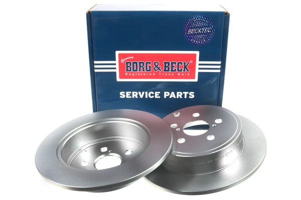 2x Brake Discs Pair Solid Rear 280mm BBD4460 Borg & Beck Set 4243105030 Quality gallery