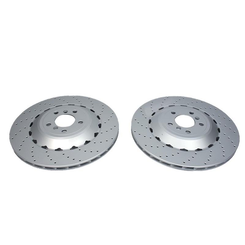 Performance Pair Set 2 Rear 370mm Brake Rotors & pads Fit BMW F80 F82 F83 F87 gallery