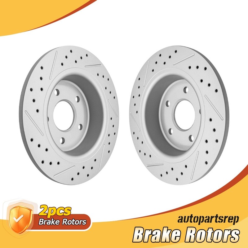 280mm Rear Brake Rotors for 13-16 Ford Escape 14-18 Transit Connect 13-18 C-Max