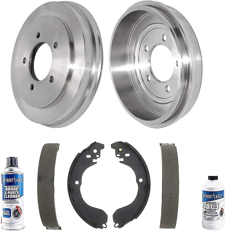 5-Lug Rear Brake Drum and Shoe Rebuild Kit for 2007-2017 Jeep Compass