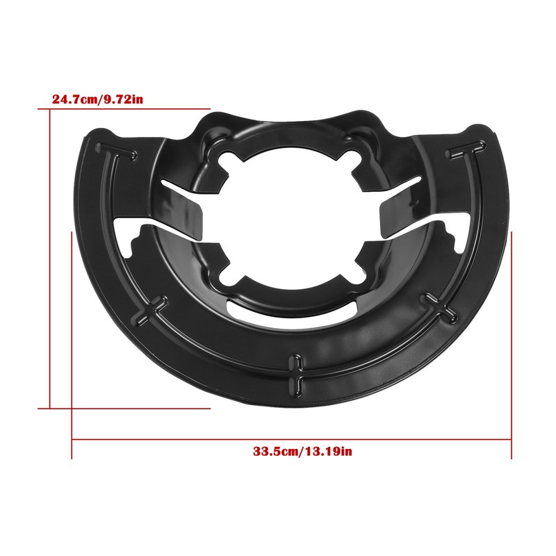 Pair Of Front Brake Dust Shield Backing Plate For Ford F-250/F-350 Super Duty gallery