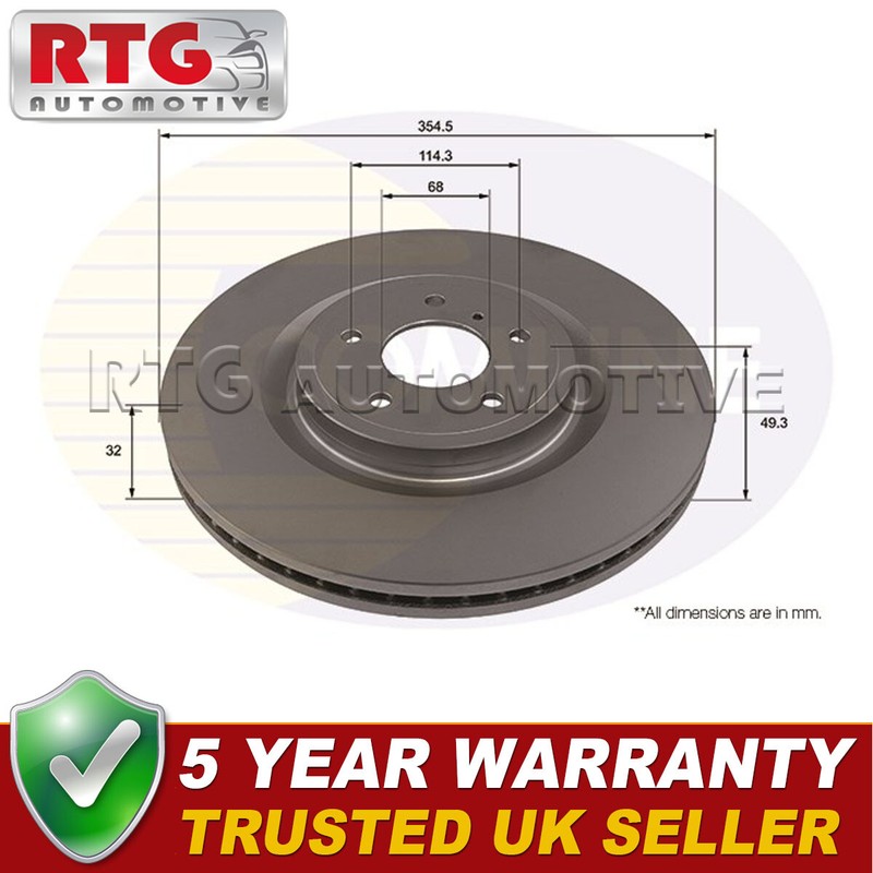 Front Brake Disc Fits Infiniti FX QX70 Q70 M G EX Q50 Q60 M37 Nissan 370Z