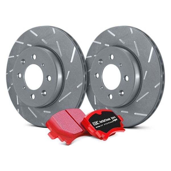 EBC S4KR1424 Stage 4 Signature Slotted Rear Brake Kit for 15-17 Volkswagen GTI gallery