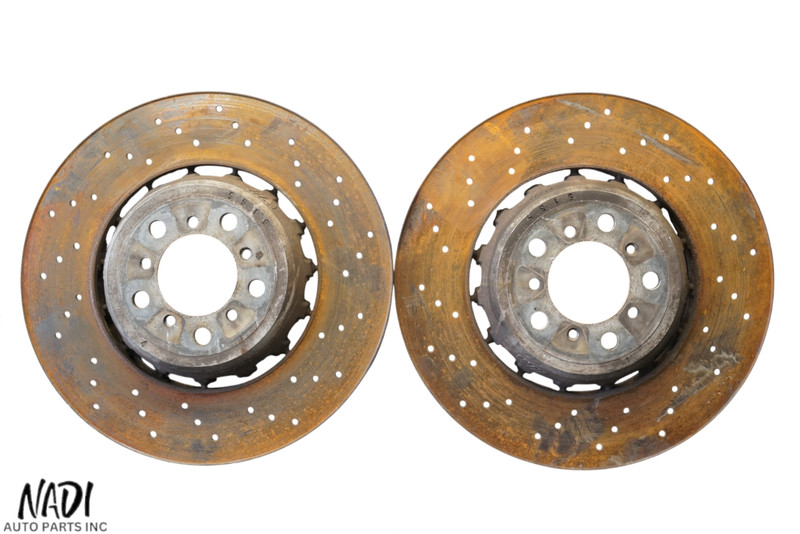 2015 – 2018 BMW F80 F82 M3 M4 FRONT LEFT & RIGHT BRAKE ROTOR PAIR OEM 2284810