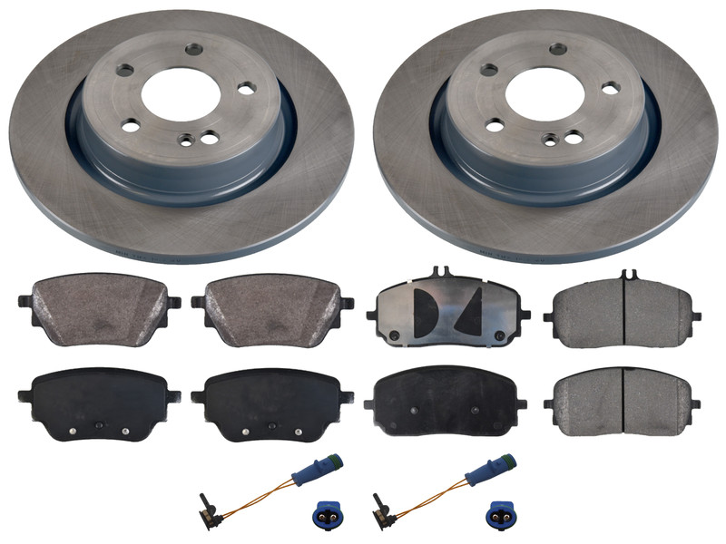 REAR BRAKE DISCS FRONT REAR PADS SENSOR FOR MERCEDES A CLASS W177 2018- 295mm