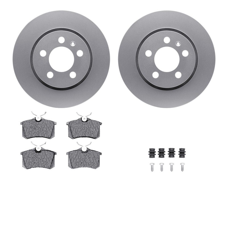 Dynamic Friction 4612-13502 Disc Brake Kit For 00-06 Golf R32 TT Quattro