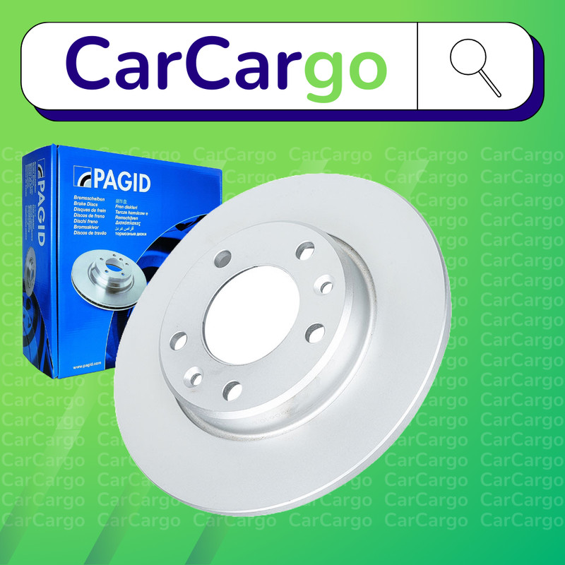 Pagid Solid Rear Brake Discs Pair Peugeot 308 SW 1.2 THP 110 2014-2021 249 mm
