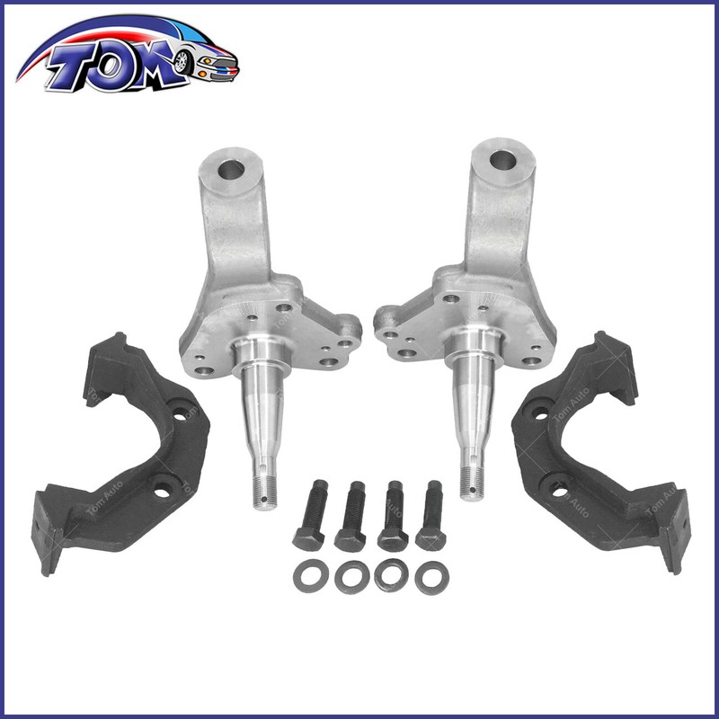 New Spindles & Caliper Brackets For 62-74 Mopar B E Body Chrysler Dodge Plymouth gallery