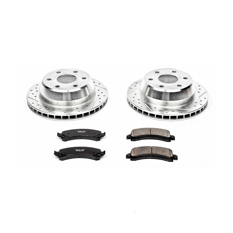Powerstop Front Rear 330mm Brake Discs Calipers Pads Kit for Express Savana 1500 gallery