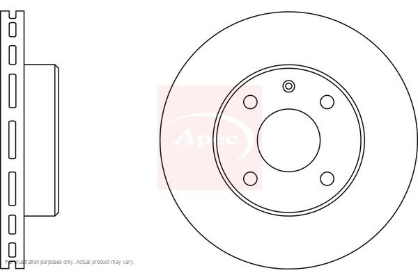 2X APEC Front Brake Discs for TVR GRIFFITH 1990-93 260mm Vented DSK525 gallery