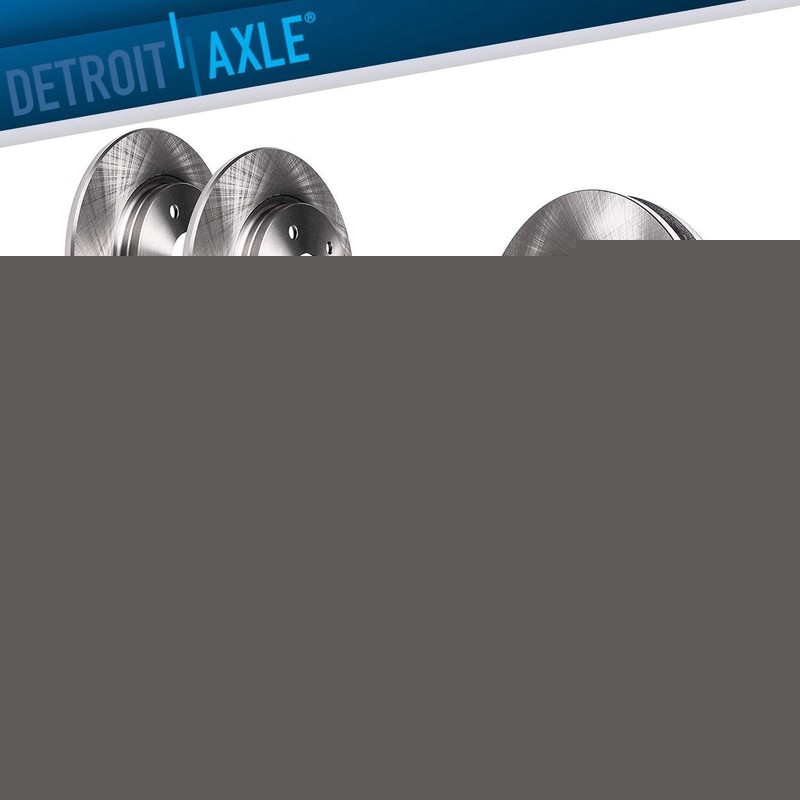 10pc Front and Rear Disc Rotors and Ceramic Pads for 2017 2018 Santa Fe Sport
