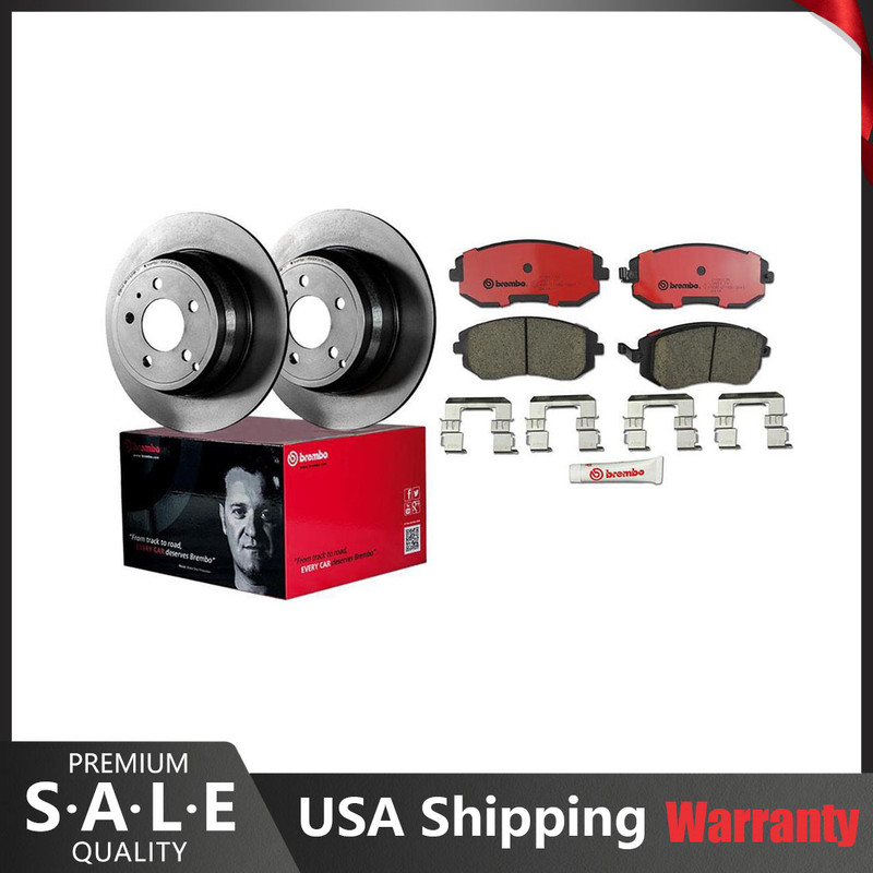 Brembo Front Brake Kit Disc Rotors Ceramic Pad for Baja Forester Impreza Outback