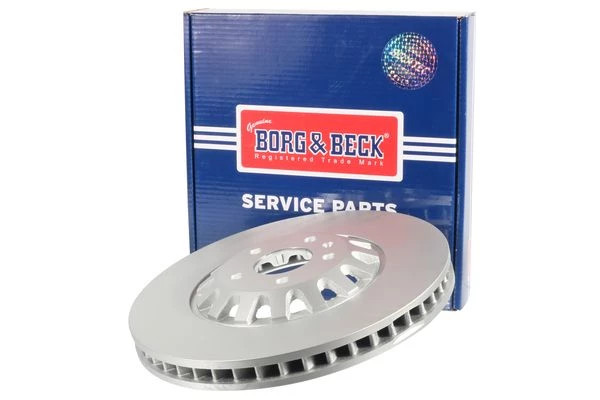 Borg & Beck BBD6362S Front Brake Disc 345mm Vented Fits Audi Maserati VW A4 A5