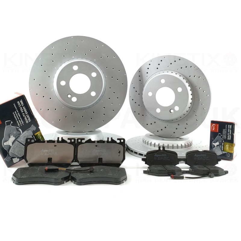 FOR MERCEDES CLE180 CLE200 CLE220d CLE300 CLE300e FRONT REAR BRAKE DISCS PADS