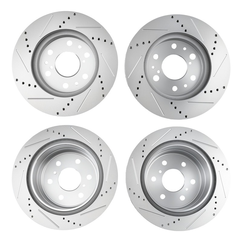 Front Rear Brake Rotors&Ceramic Pads for GMC Yukon/Yukon XL 2015-2020 S-55133 gallery