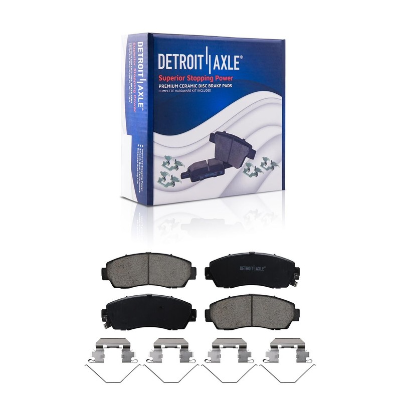 Front Disc Brake Rotors and Ceramic Brake Pads Kit for 2005 - 2010 Honda Odyssey gallery