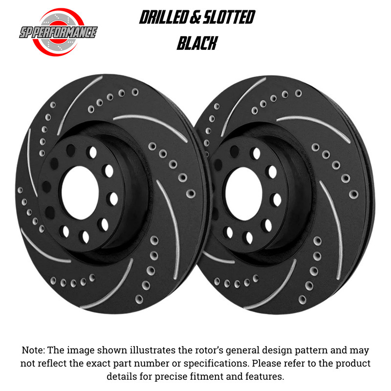 SP Performance Disc Brake Rotor Set Front For 1990 Oldsmobile Custom Cruiser