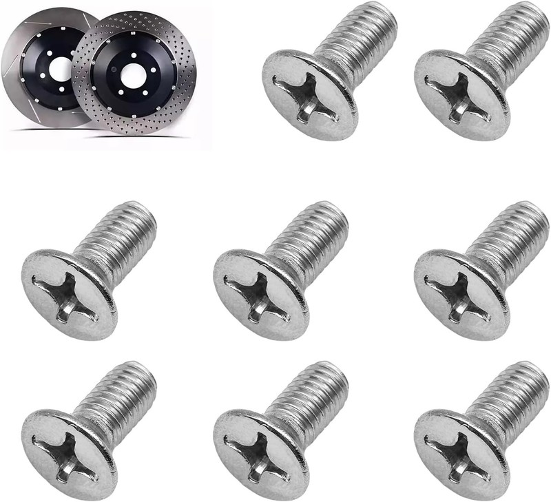 High-Performance Stainless Steel Brake Rotor Screws - Ideal for Car Maintenance gallery