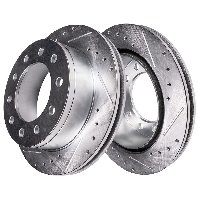 Front Drilled Rotors and Ceramic Brake Pads for Lexus LS460 LS500 LS500H LS600H gallery