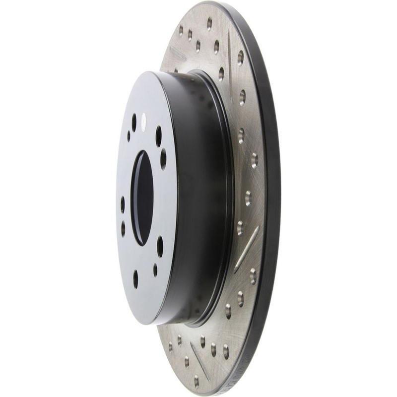StopTech 127.40040L Rear Left Drilled Brake Rotor for 2006-11 CSX / 06-15 Civic gallery