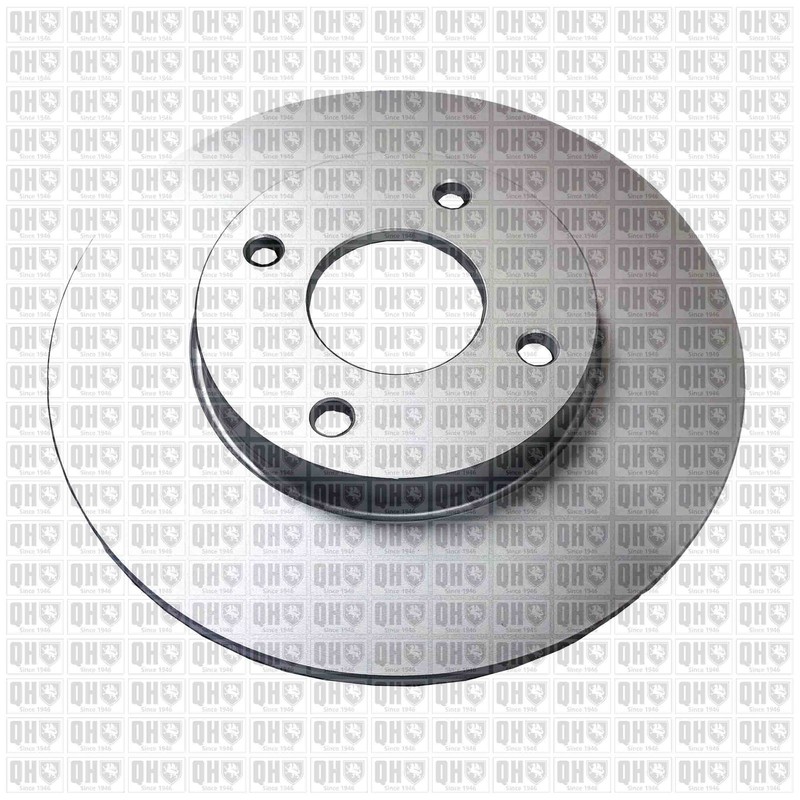 2x Brake Discs Pair Vented fits FORD FIESTA 1.5D Front 2017 on 262mm Set QH New gallery