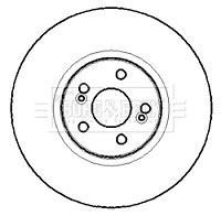 Fits Renault Espace 2002- Vel Satis 2002- Baxter Front 1x Brake Disc 8200570191 gallery