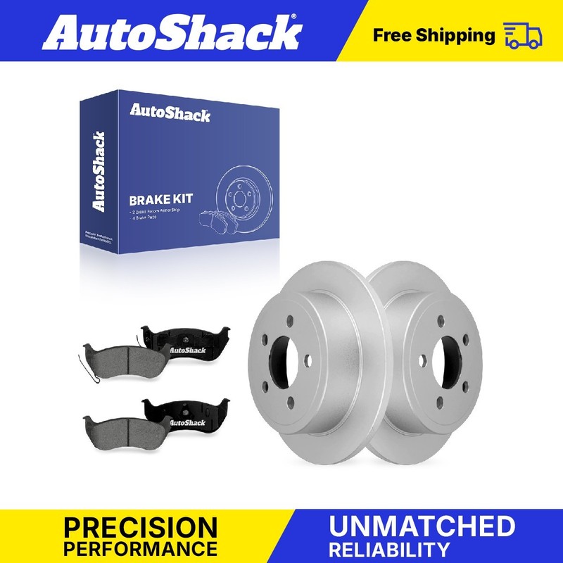 Rear Brake Rotors Premium Ceramic Pads for Jeep, Liberty 2003-2007