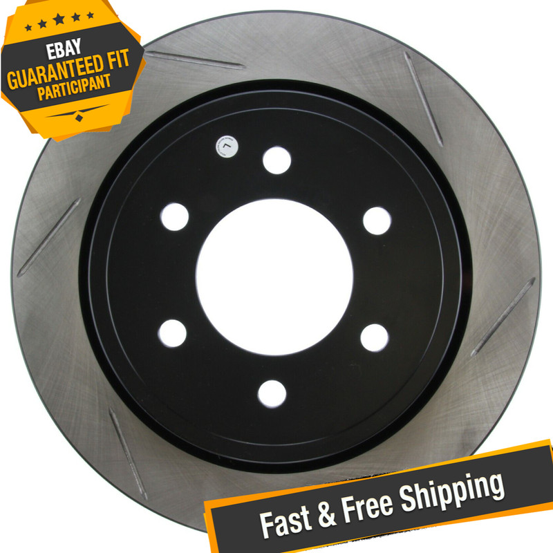 StopTech Sport Slotted 1-Piece Rear Driver Side Brake Rotor for 12-19 Ford F-150