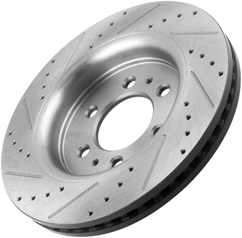 Front Drilled Brake Rotors + Brake Ceramic Pads for Ford F-150 Lincoln Navigator gallery