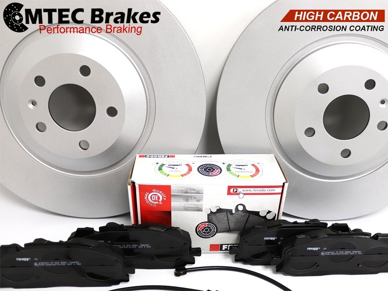 Audi A8 Q7 15- front high carbon coated set brake discs ferodo pads gallery