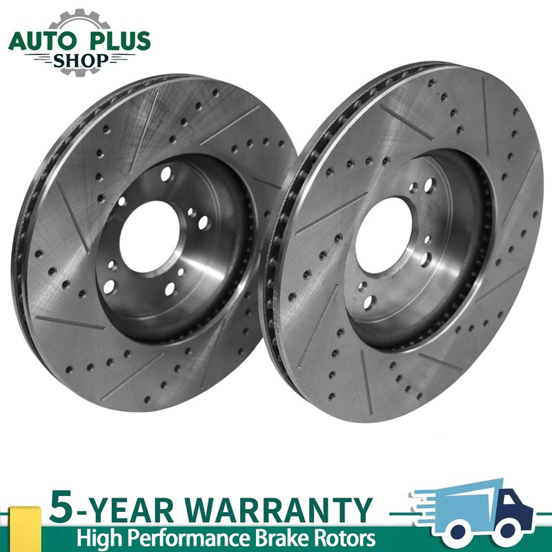 293mm Front Drilled Brake Rotors for Honda Accord 2013 2016-2017 HR-V 2016-2022
