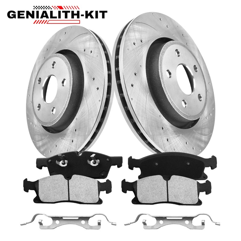 Front Disc Rotors Brake Pads for 2013 – 2020 Dodge Durango Grand Cherokee 5 Lug