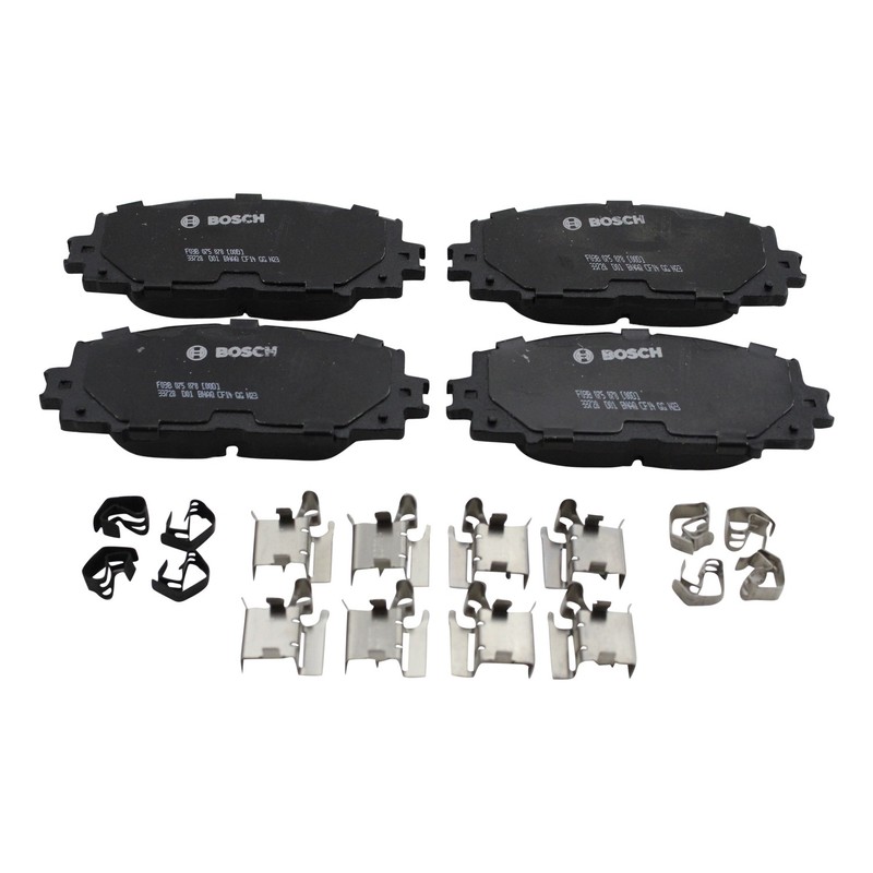 DuraGo Front Rotor Bosch QuietCast Ceramic Disc Brake Pad Kit For Prius 1.8L HEV gallery
