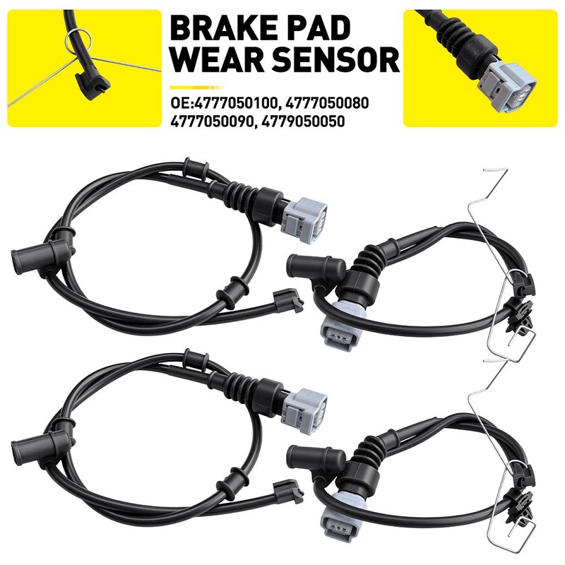 4PCS Brake Pad Wear Sensor Indicator For Lexus LS460 2009-2017 LS600h 2010-2016