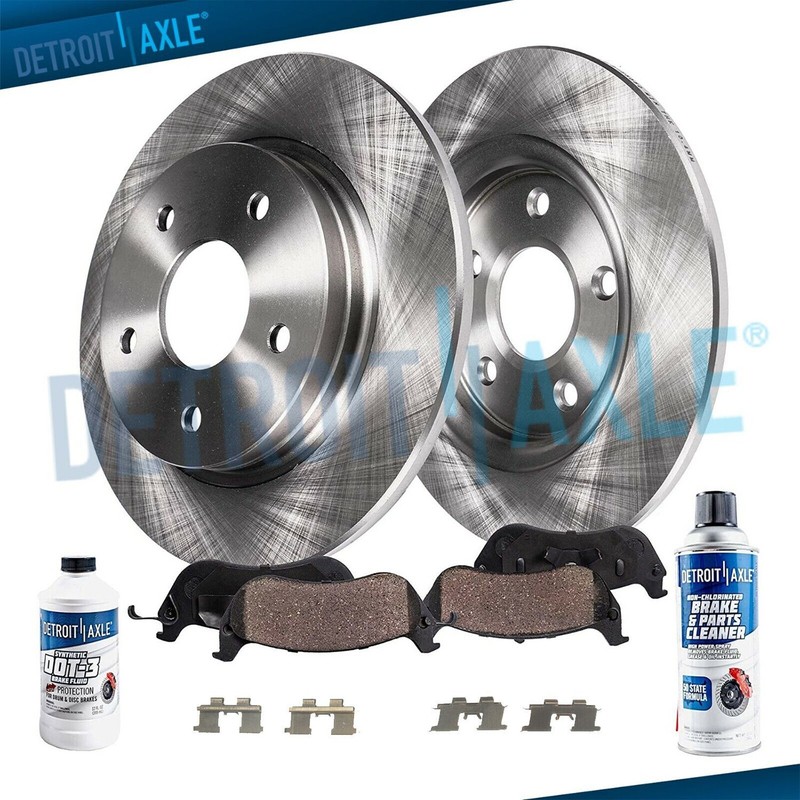 FWD REAR Disc Rotors and Ceramic Brake Pads for 2005 – 2009 Kia Sportage Tucson