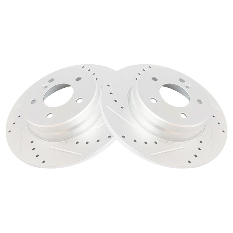 Brake Pad & Performance Rotor Rear Semi-Metallic Kit for Mercedes Benz gallery