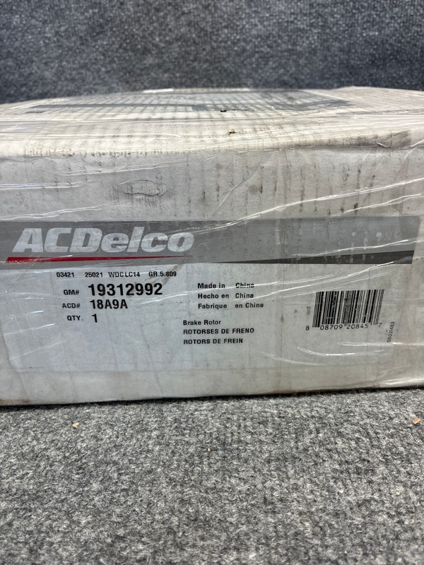 ACDelco Silver 18A9A Front Disc Brake Rotor & Hub Assembly 19312992 Non-Coated gallery