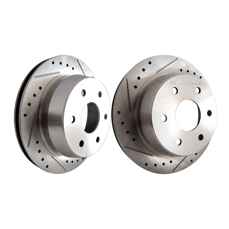 12.99 inch Rear Drilled Brake Rotors for CADILLAC ESCALADE CHEVROLET AVALANCH gallery
