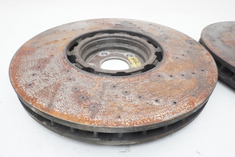 Set 2 Front Left Right Disc Brake Rotor 4M8615301D OEM Audi RSQ8 2020-25 gallery