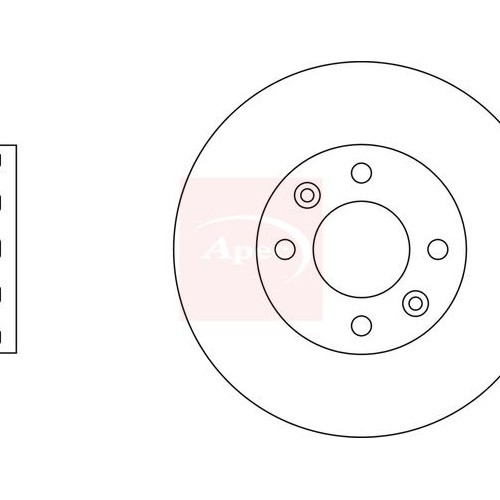 APEC Brake Disc DSK2268